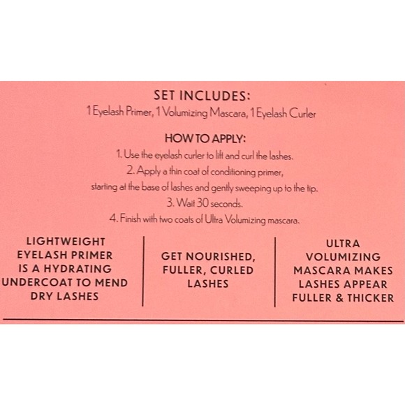 NIB, Lash Amplifier Prime & Define Your Lashes, Black Mascara, EyeLash Curler - Picture 4 of 7